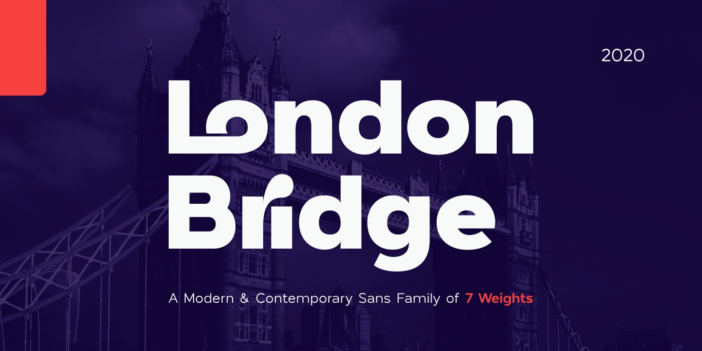 Czcionka London Bridge